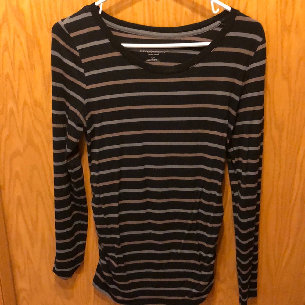 Striped Maternity Shirt